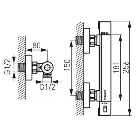 BATERIE FERRO TERMOSTAT TRINITY-3