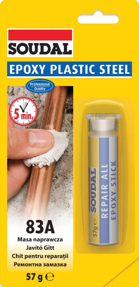 S 124851 ARALDITE PL STEEL EPOXY 83A 60G-1
