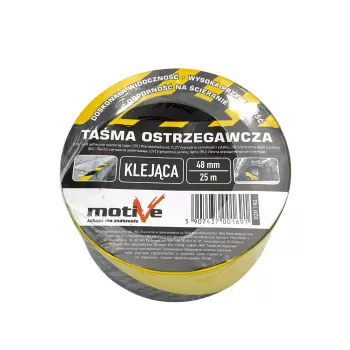 020192 BANDA ADEZ DELIMITARE NEGRU/GALBEN 48*25-1