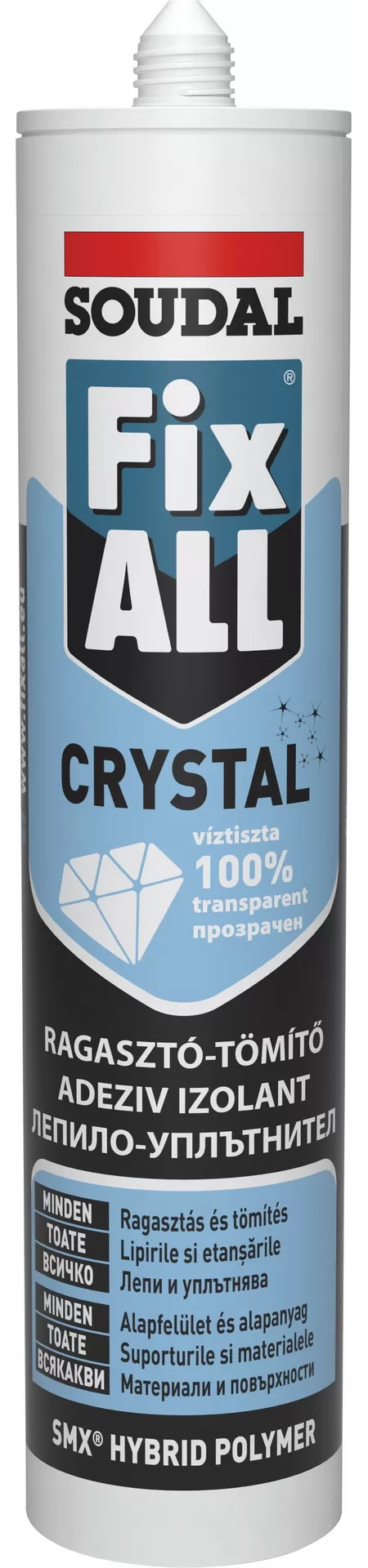 S 119382 ADEZIV FIX-ALL CRISTAL 290ML 1/12-1
