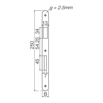 35-185 TABLITA LEMN B18R ZI-2