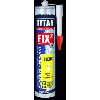 SILICON FIX 2 CLEAR TRANSP TYTAN 290ML-1