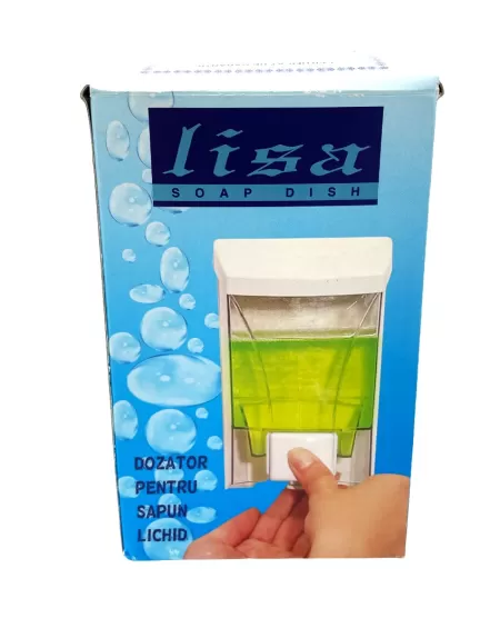 DOZATOR SAPUN LICHID LISA 0.5L CU PUMPA-1