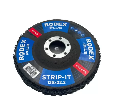 RZS125B RODEX DISCURI ABRAZIVE 125MM 22.23MM BLACK-1