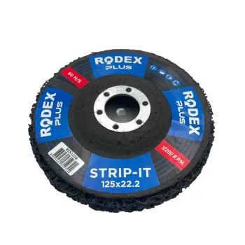 RZS125B RODEX DISCURI ABRAZIVE 125MM 22.23MM BLACK-1