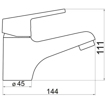 94401 BATERIE STATIVA LAVOAR IRIS NEW, CROM FARA VENTIL-2