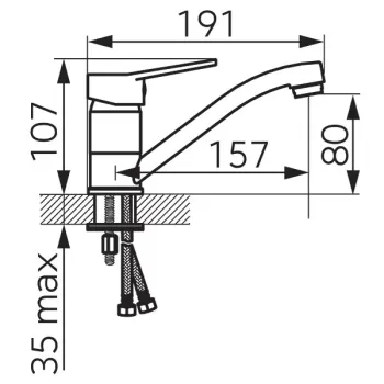 BIS2A BATERIE STATIVA LAVOAR ISSO 19CM-2