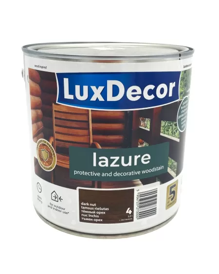 LAZUR LUXDECOR  NUC ÎNCHIS 2.2L 029430-1