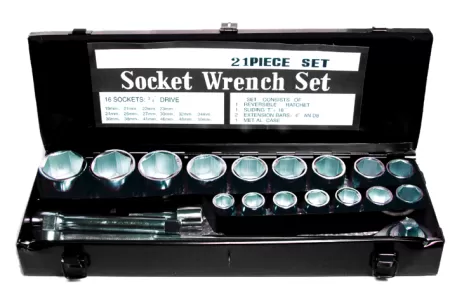 330523 SET TUBULARE 21PCS 3/4 19-50MM GD-1