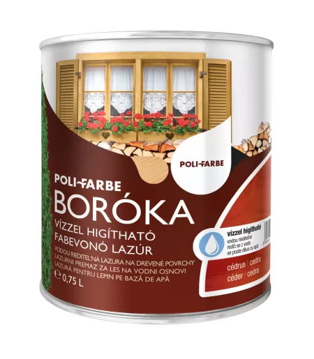 BOROKA LAZURA PT LEMN CEDRU 0.75L-1