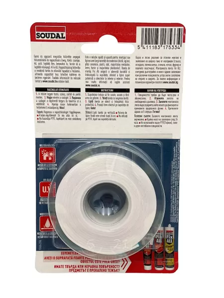 S 155604 FIX ALL BANDA DUBLU ADEZIVA ALBA-1