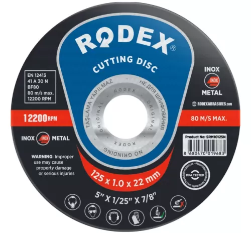 3-SRM10125N-RODEX-DISC-TAIAT-METAL-125*1*22MM