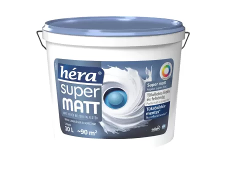 HERA VOPSEA SUPER MAT ALB 10L L-1