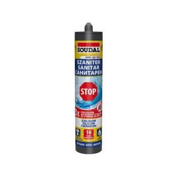 S 172567 SOUDAL SANITARY SIL STOP WH 280ML H/R/BG-1