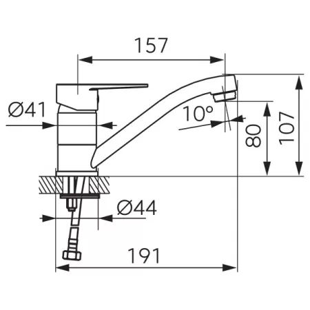 BTR2ABL BATERIE STATIVA LAVOAR 16CM-2