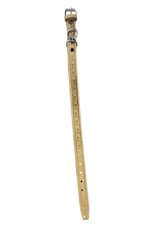 6-CUREA-CAINE-PIELE-CU-VARTEJ-3*63-CM--B1862