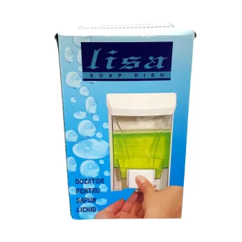 DOZATOR SAPUN LICHID LISA 0.5L CU PUMPA-1