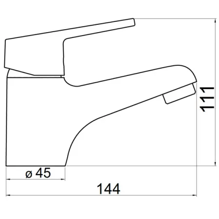 94401 BATERIE STATIVA LAVOAR IRIS NEW, CROM FARA VENTIL-2