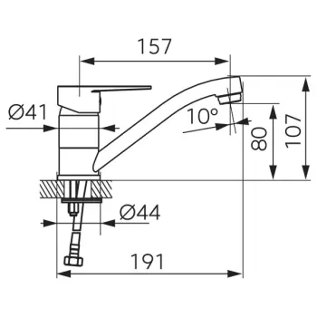 BTR2ABL BATERIE STATIVA LAVOAR 16CM-2