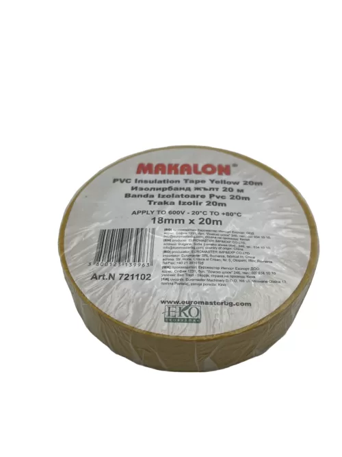 9-721102-BANDA-IZOLIERA-GALBEN-18MM*20M